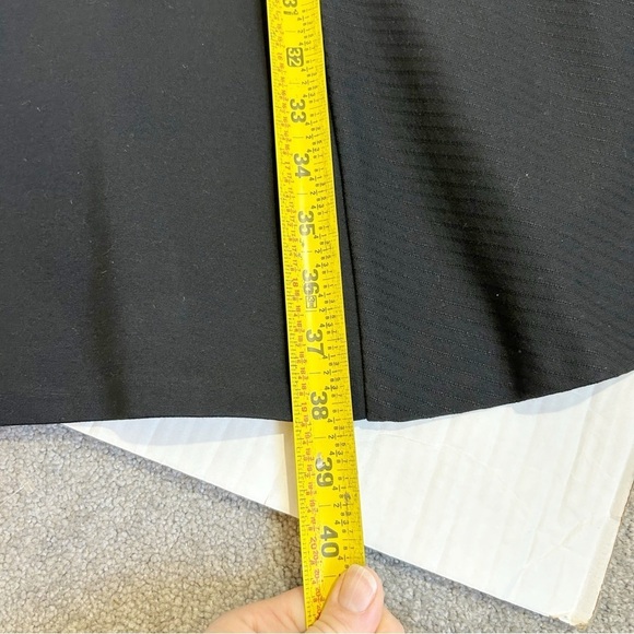 Diane Von Furstenberg Fit and Flare Black Dress Size 6 Little Black Dress Career - Picture 16 of 16